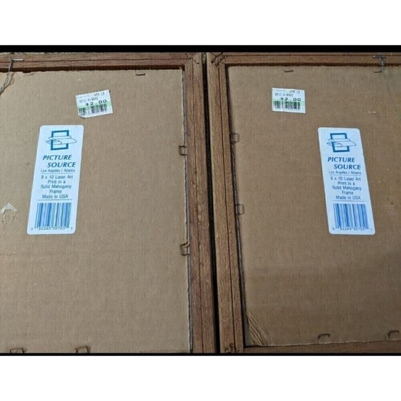 Set of 2 Vintage Disneyland pictures with frames . - Picture 6 of 7